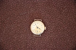 Movado Chronometer,  Vintage,  585 Gold Massiv,  Referenz 9651, Bild