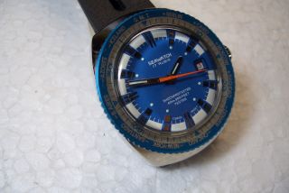 Seawatch Diver Weltzeit Nos Alte Herren Armbanduhr 70 ' Er J.  Eb Kal.  Top Zust. Bild
