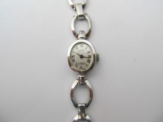 Damen Uhr Ewa 17 Jewels Incabloc Handaufzug Nachlass Sammelauflösung Bild