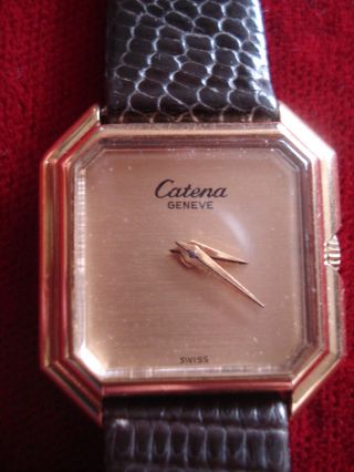 Damenrmbanduhr,  Catena Geneve,  Handaufzug Eta 2512 Bild