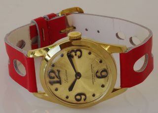 Vergoldete Swiss Made Uhr Lucerne Alte Ungetragene Sammleruhr Handaufzug,  Lu - 54 Bild