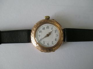 Armbanduhr Taschenuhr Gold 585 Von Ca.  1910 Bild