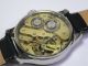 Union Horlogere - Mariage Herrenuhr.  46mm Durchmesser.  Stahlgehäuse,  Glasboden Armbanduhren Bild 6