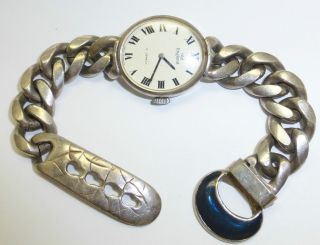 Seltene Armbanduhr Uhr Marke Old England Silber Farbig Handaufzug Ausgefallen Bild