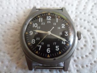 Benrus MilitÄruhr Wrist Watch 1965 Vietnam War Bild
