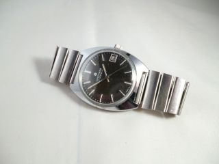 Vintage Junghans Handaufzug Uhr Date - Stahl 1970´ger Jahre - Läuft Bild