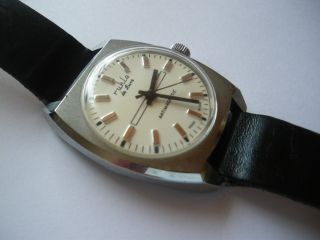 Ruhla De Luxe Armband Uhr - Herren Uhr - Made In Gdr - Funktioniert - Vintage Bild