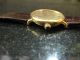 Baume & Mercier Geneve 750 Gold Mit Lederarmband Armbanduhren Bild 3