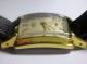 Seltene Vintage Roamer Incabloc Armbanduhr Tank & Glas Gewölbt Rarität Nachlass Armbanduhren Bild 1