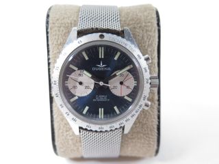 Dugena Chronograph Mit Valjoux 7733 Uhrwerk - Armbanduhr Bild