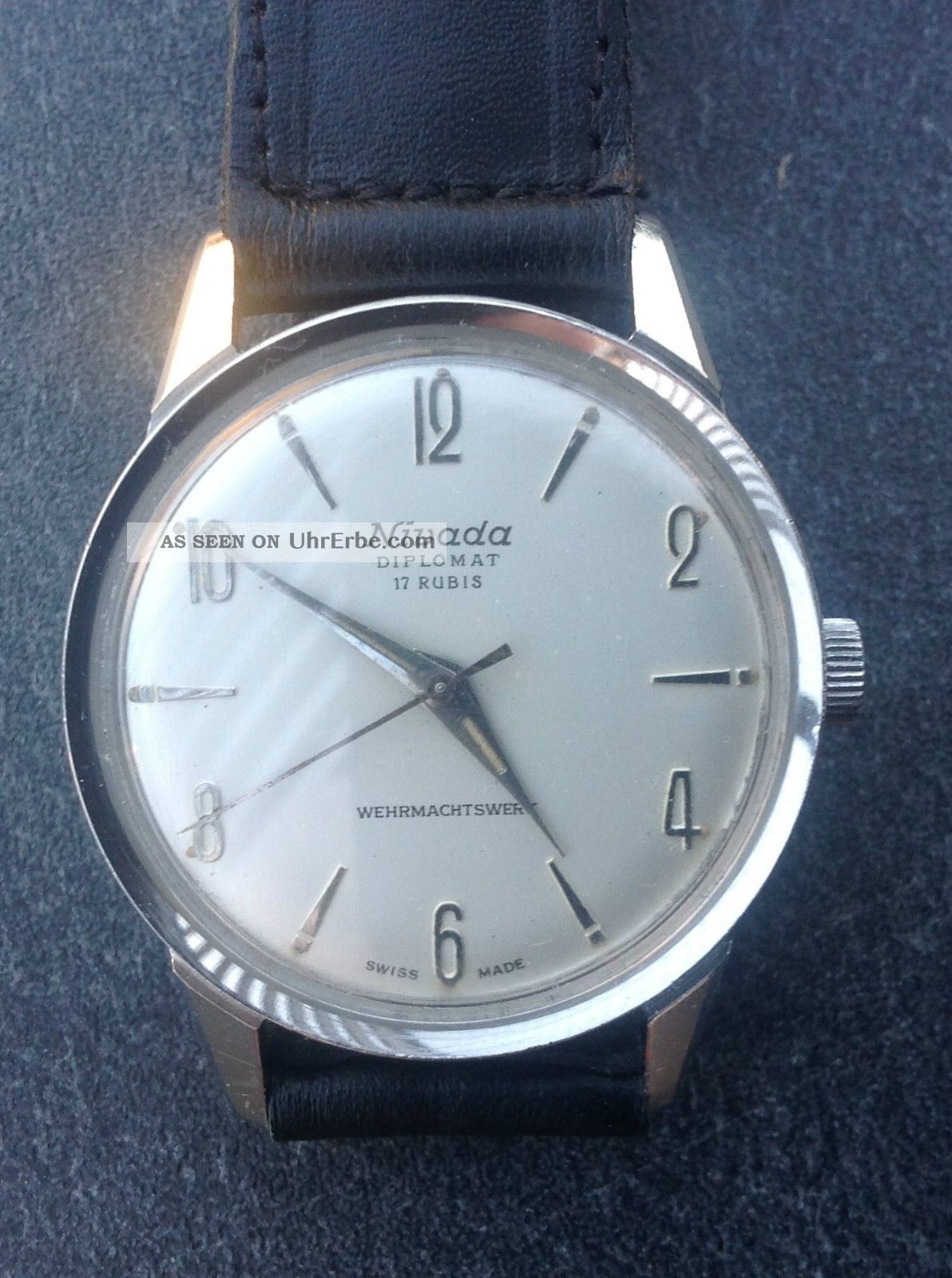 Nivada Diplomat Mit Wehrmachtswerk Armbanduhren Bild