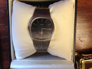 Elegante Dugena Uhr Watch Silber Silver 835 Gepunzt Bild