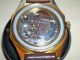 La Cloche,  Roberta Watch Co,  Germany,  Day - Date,  Extrem Selten.  60er Jahre, Armbanduhren Bild 3