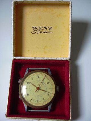 Chronograph Fipo Sport Swiss Made 40/50er Jahre,  Vintage,  An Bastler,  Von Privat Bild