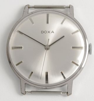 Doxa Schöne Klassische Schweizer Armbanduhr.  Swiss Made Vintage Dress Wristwatch Bild