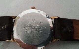 Herren Armbanduhr,  Gub,  Glashütte 17 Rubis Handaufzug,  Vintage Ddr. Bild