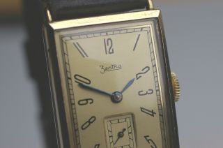 Zentra Armbanduhr Nahezu Neuwertige Rare Sammleruhr 1930er Jahre Formwerkkaliber Bild