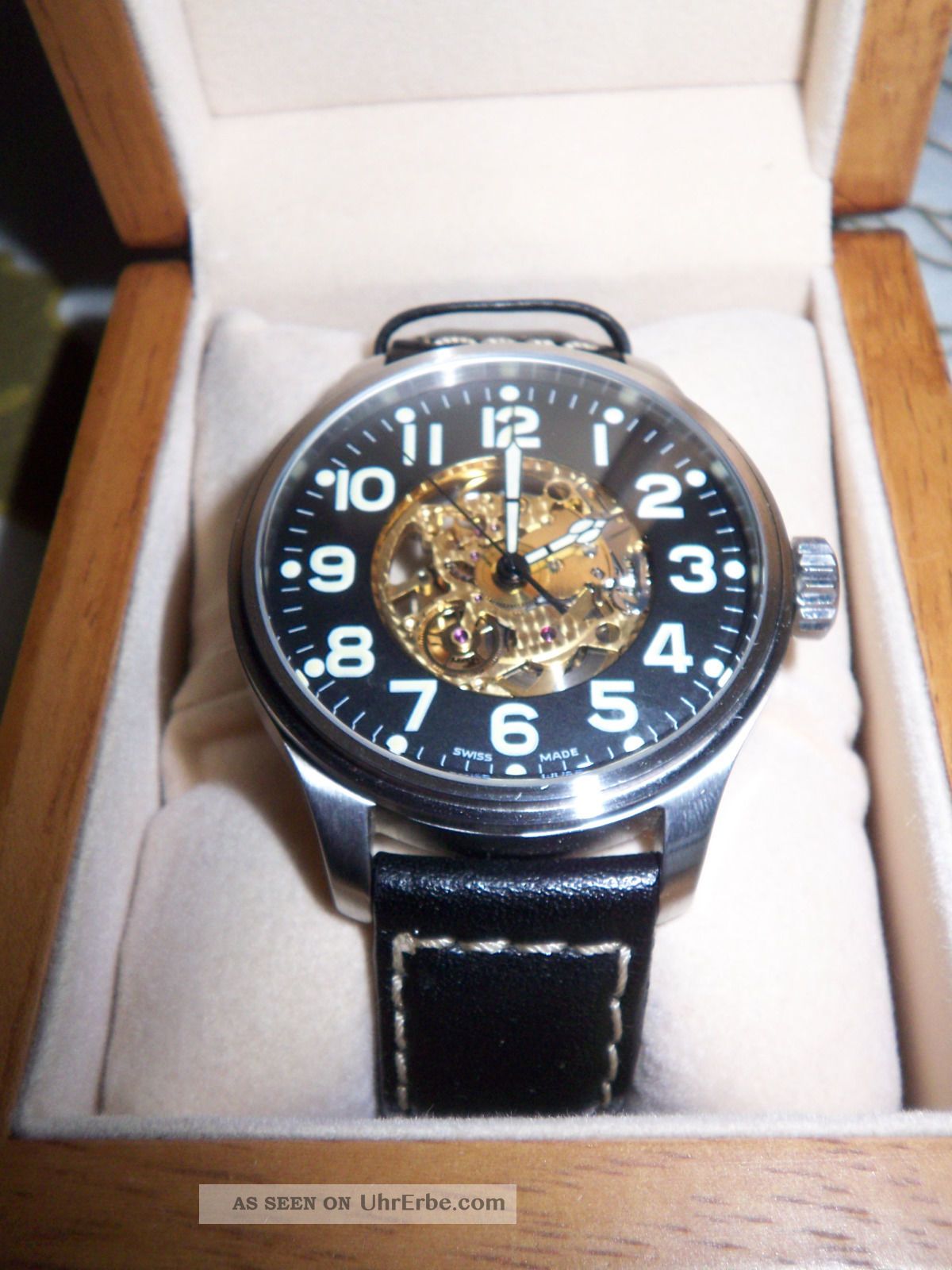 Zeno Automatik Skelettuhr Xxl Eta 2824 Armbanduhren Bild