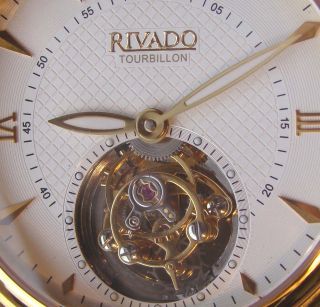 Rivado Uhr Mit Echten Tourbillon Limited Edition Neuwertig Bild