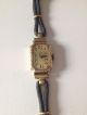 Damenuhr 585 Gold Uhr Mechanisch Art Deko Armbanduhren Bild 1