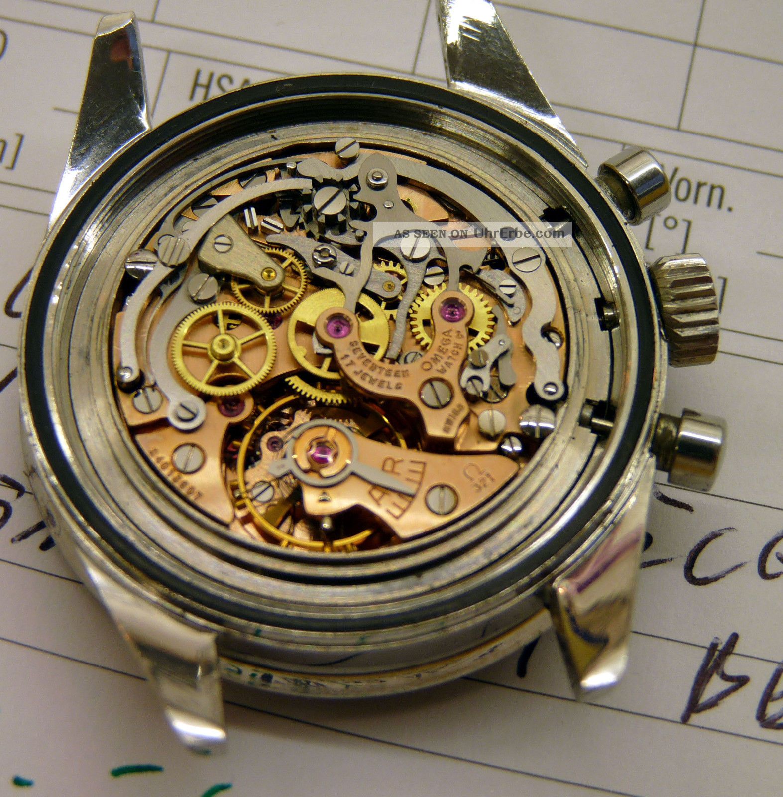 mechanisches uhrwerk handaufzug Omega Speedmaster Uhr, Chronograph, Mechanisches Uhrwerk Handaufzug 321