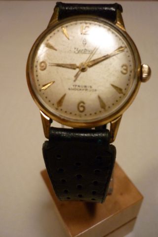 Herrenuhr Zentra 17 Rubis Uhr Armbanduhr Bild