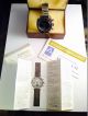 Top Seltene Ruhla - Auszeichnungsuhr Chronograf Chronograph Mit Box & Papieren Armbanduhren Bild 7