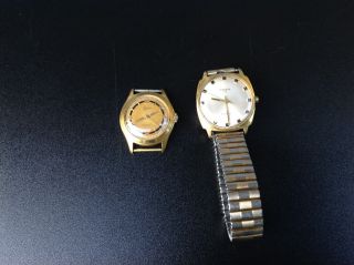 Zwei Alte Bifora Uhren Aus Nachlass Vintage Uhren Bild