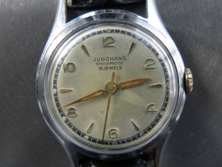 Junghans 16 Jewels Handaufzuguhr 50er J. Bild