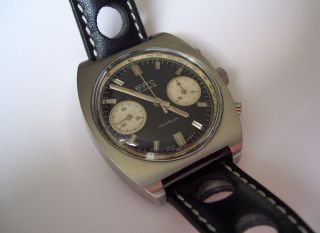 Vintage - Chronograph Bwc Landeron 248 Handaufzug / 1960er - 1970er Jahre Bild