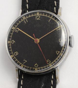 Erax Extra Antike Militär Bauhaus Armbanduhr.  Swiss Made Vintage,  Military Watch Bild