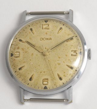 Doxa Antike Klassische Schweizer Armbanduhr Swiss Made Vintage Dress Watch 1959 Bild