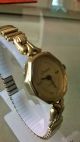 Schöne Glashütte Damen Armbanduhr Vergoldet Armbanduhren Bild 3