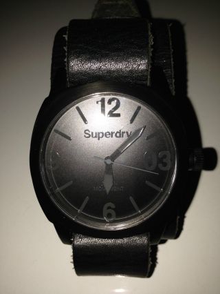 Superdry Harness Herren Armbanduhr Syg101bb Schwarz Bild