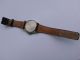 Herrenuhr Marke Junghans Armbanduhr Uhr Quartz Titanium Titan Leder Stil Schwarz Armbanduhren Bild 2