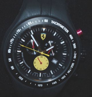 Ferrari Chrono Herren Uhr F1 Jumbo Chronograph Titanium Bild