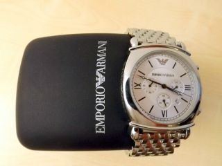 Emporio Armani Herren Chronograph Armband Uhr Ar0315 Bild
