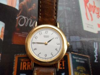 Luxus Hochwertige Seiko Uhr Vergoldet Vintage FÜr Sammler Bild