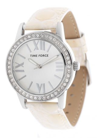 Time Force Damen Armbanduhr Belamy Weiß Tf4087l11 Bild