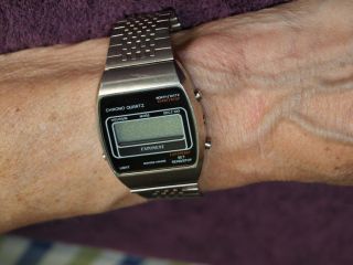 Herren Armbanduhr,  Swiss Made,  Chrono Quartz,  Metallarmband Bild