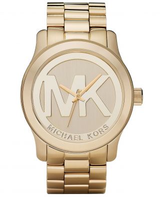 Michael Kors Damenuhr Armbanduhr Mk5473 Logo Xl Ovp Bild