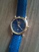 Cavadini Uhr Azur Blau 18 Karat Vergoldet Armbanduhren Bild 2