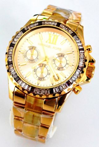 Michael Kors Mk5874 399€ Damenuhr Gold Chrono Damen Uhr Bild
