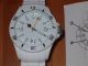 Neue Armbanduhr Vom Drk,  Weiss,  3 Atm,  4 Cm Durchmesser,  Kunststoffarmband Armbanduhren Bild 1