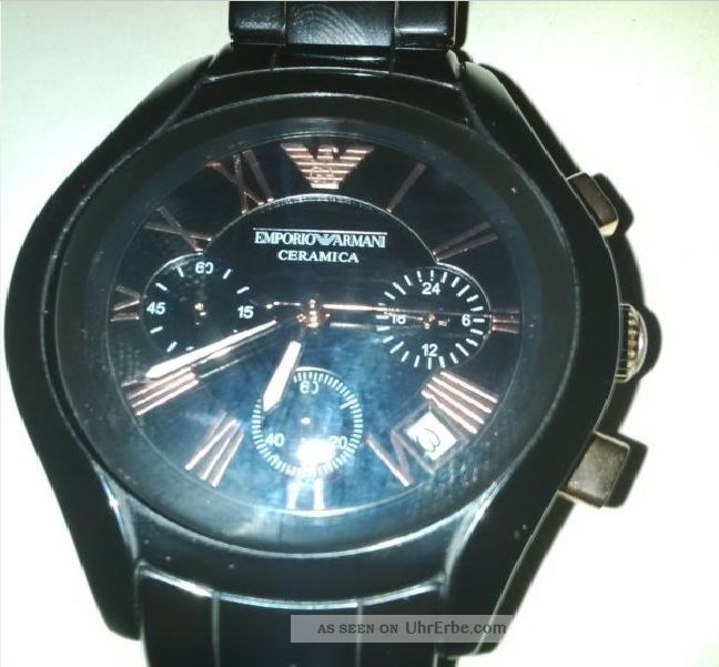Emporio Armani Ceramica Watch Chronograph Ar1411