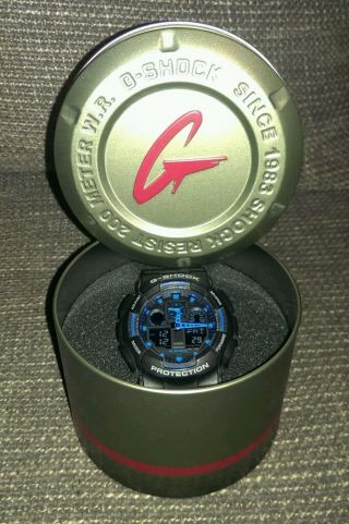 Casio G - Shock Ga1001a1er Armbanduhr Für Herren Schwarz / Blau Top Bild