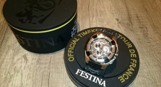 Festina F16357/3 Chronograph Tourchrono - Top,  Ovp,  Rechnung,  Neue Batterie Bild