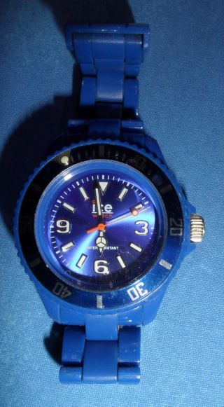 Ice - Watch Unisex - Armbanduhr Classic Solid Blau Cs.  Be.  S.  P.  10 Bild