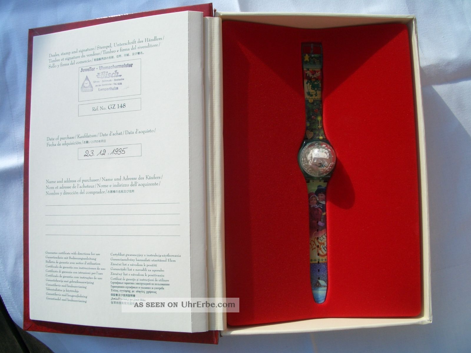 Swatch Christmas Special 1995 (gz148) Magic Spell,  Unworn, Armbanduhren Bild