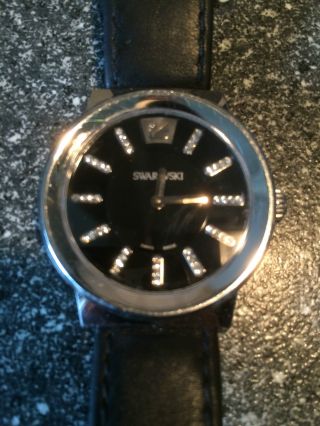Swarovski Piazza Black 1000665 Wunderschöne Uhr Neupreis 440€ Bild